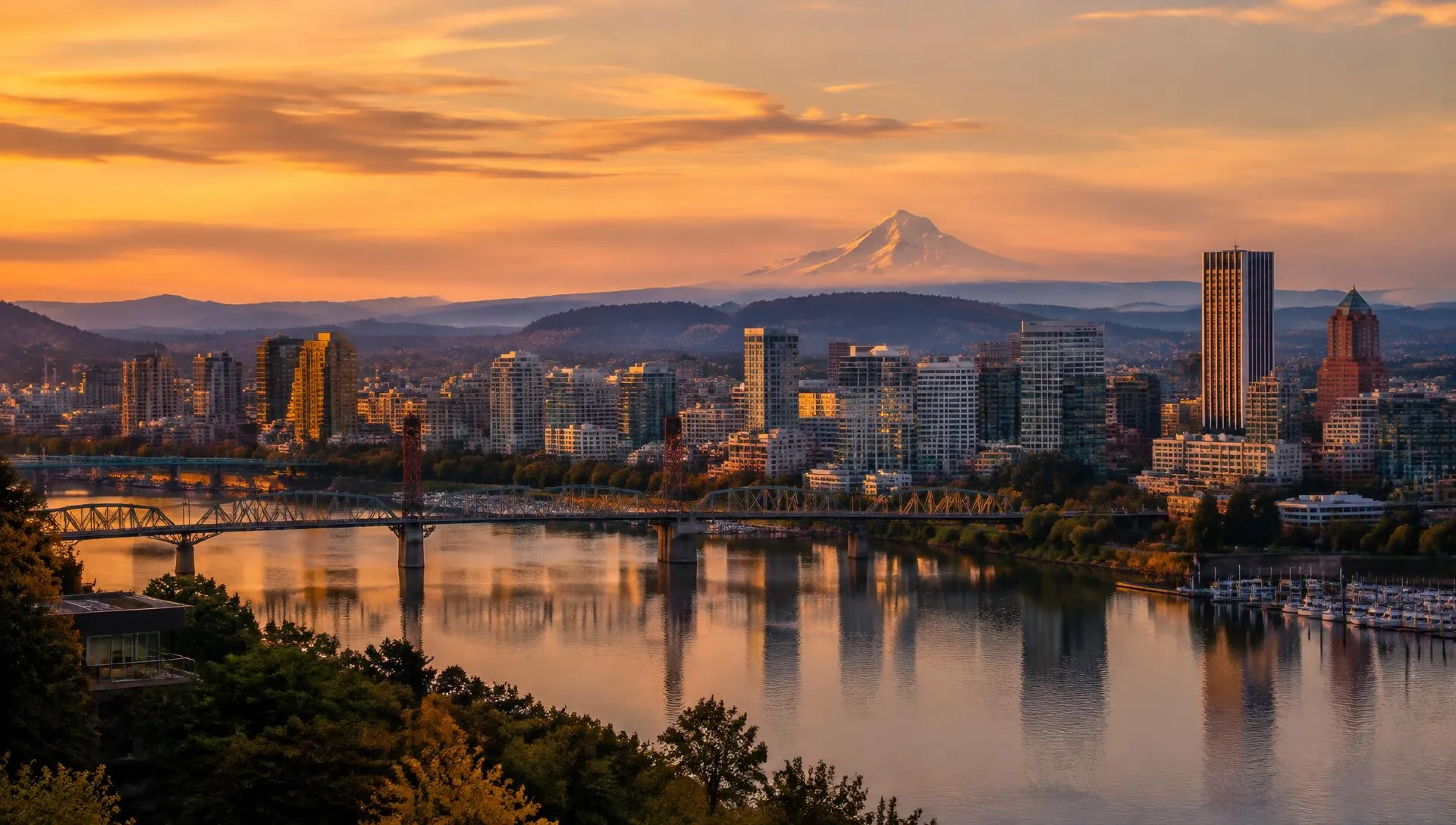Portland, Oregon skyline